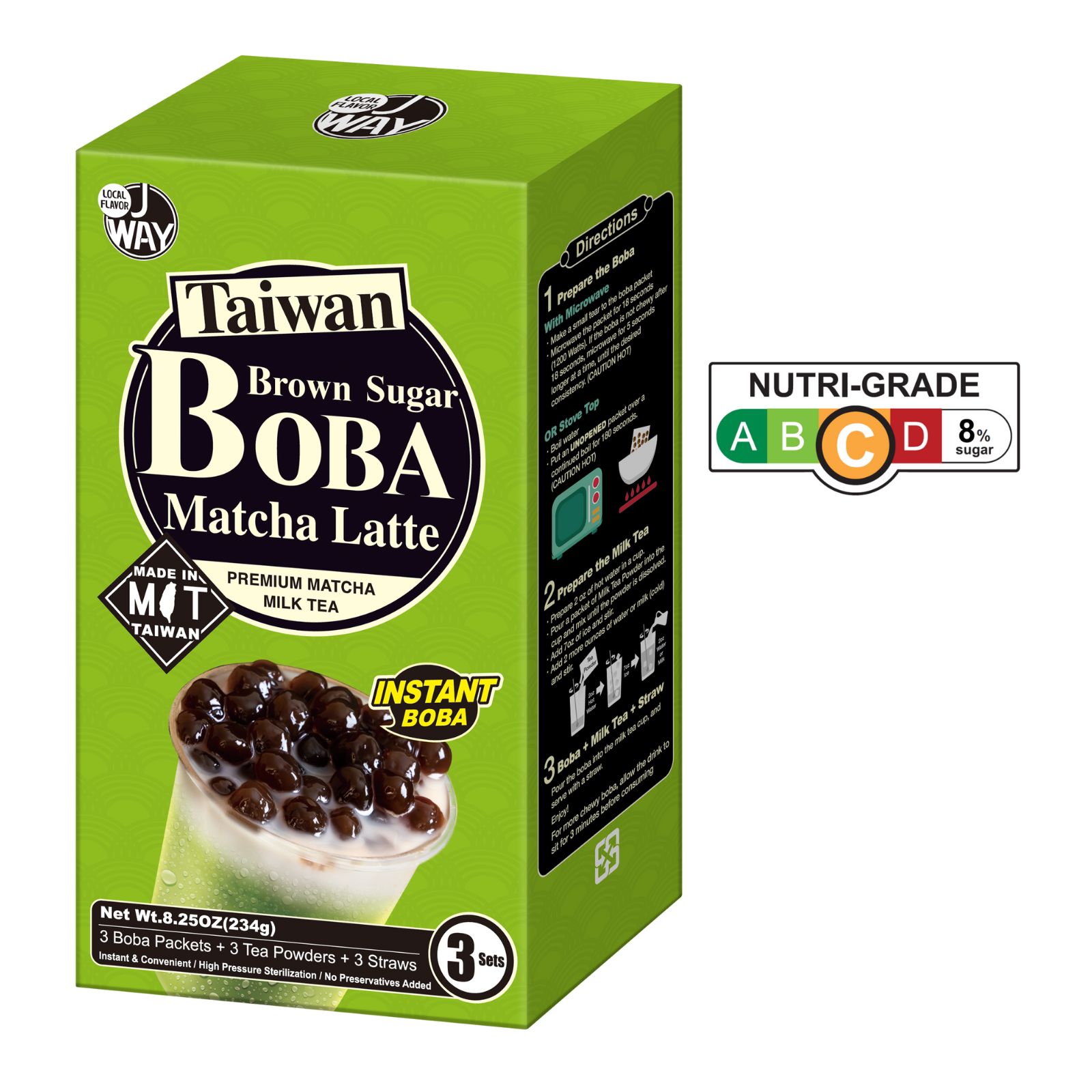 Matcha Boba – Matcha Milk Tea - China Sichuan Food